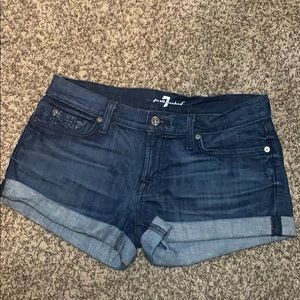 7 for all Mankind Jean shorts